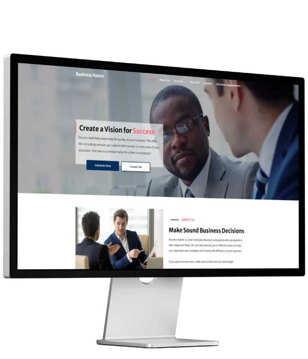 WP 2 Preview of multi-page business website for SiteSprint Website Package by Free Website Guys Preview of multi-page business website for SiteSprint Website Package by Free Website Guys