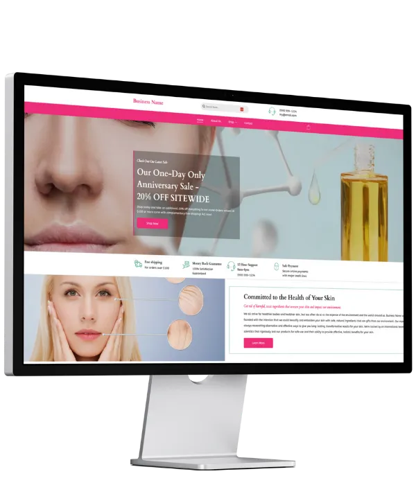 WP 4 Preview of e-commerce website layout for StoreBuilder Website Package by Free Website Guys 4 Preview of e-commerce website layout for StoreBuilder Website Package by Free Website Guys